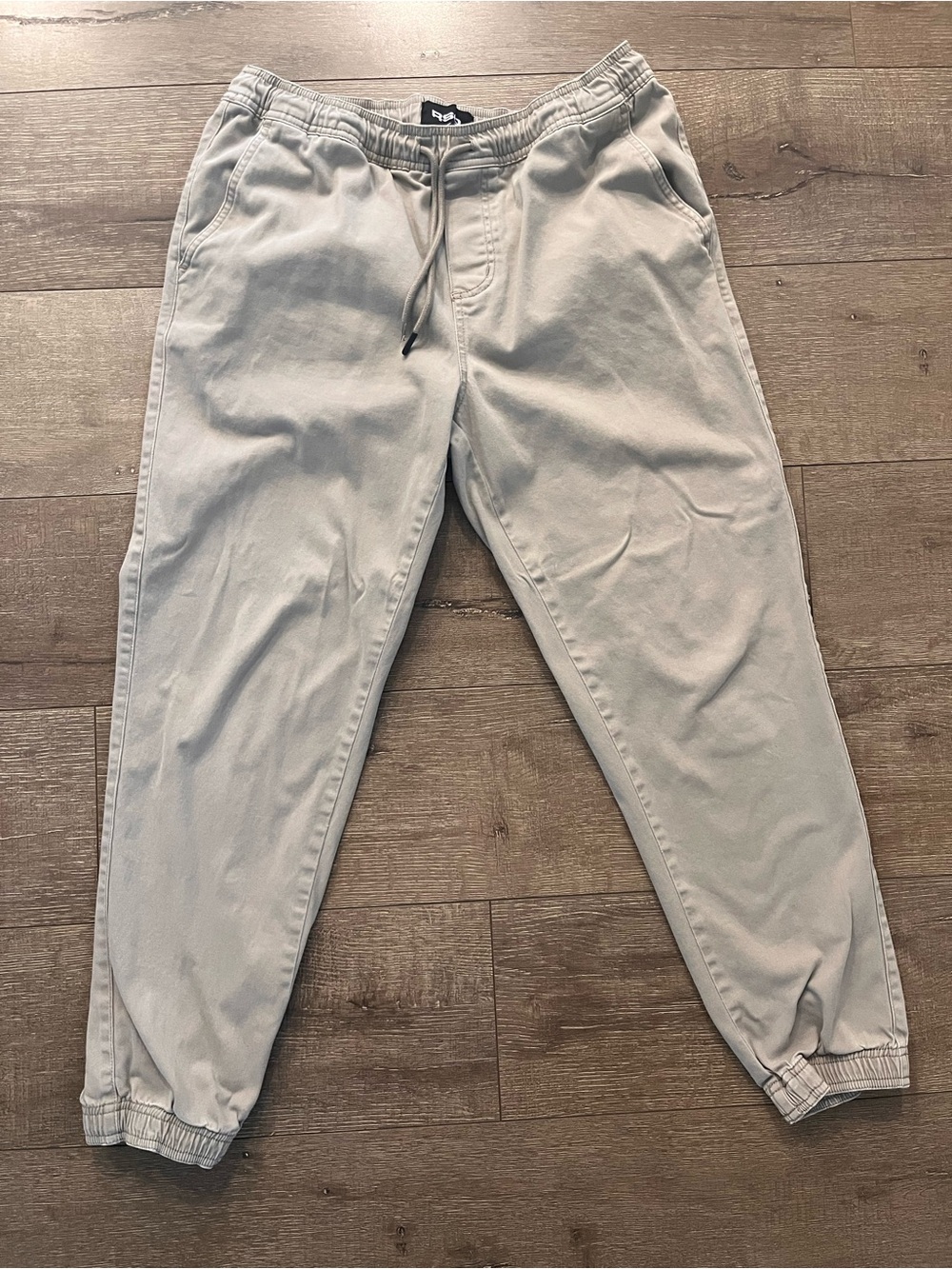 RSQ Men's Khaki Drawstring Joggers